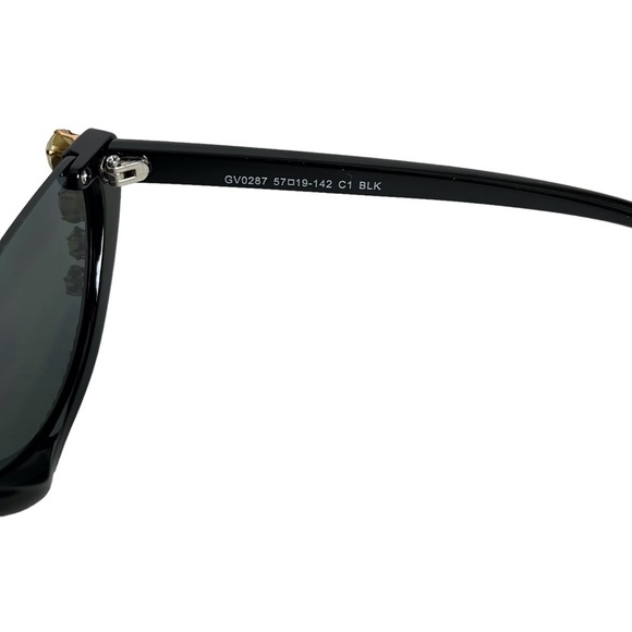 SUNGLASSES SUN GLASSES Shades Rhinestones Cat Eye Plastic Frames Bling Black - Picture 14 of 15